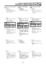 Предварительный просмотр 259 страницы Yamaha YZ 125 Owner'S Service Manual