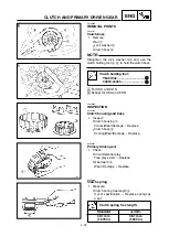 Предварительный просмотр 278 страницы Yamaha YZ 125 Owner'S Service Manual