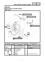 Предварительный просмотр 364 страницы Yamaha YZ 125 Owner'S Service Manual