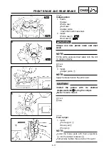 Предварительный просмотр 396 страницы Yamaha YZ 125 Owner'S Service Manual