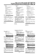 Предварительный просмотр 403 страницы Yamaha YZ 125 Owner'S Service Manual