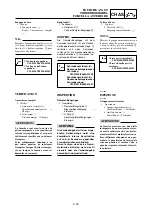 Предварительный просмотр 423 страницы Yamaha YZ 125 Owner'S Service Manual