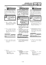 Предварительный просмотр 433 страницы Yamaha YZ 125 Owner'S Service Manual