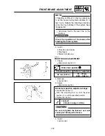 Предварительный просмотр 168 страницы Yamaha YZ 2002 Series Owner'S Service Manual