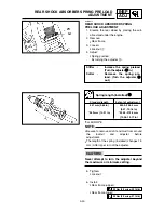 Предварительный просмотр 192 страницы Yamaha YZ 2002 Series Owner'S Service Manual