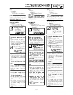 Предварительный просмотр 235 страницы Yamaha YZ 2002 Series Owner'S Service Manual