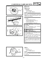 Предварительный просмотр 252 страницы Yamaha YZ 2002 Series Owner'S Service Manual