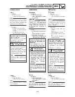 Предварительный просмотр 253 страницы Yamaha YZ 2002 Series Owner'S Service Manual