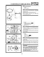 Предварительный просмотр 266 страницы Yamaha YZ 2002 Series Owner'S Service Manual