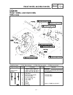 Предварительный просмотр 362 страницы Yamaha YZ 2002 Series Owner'S Service Manual