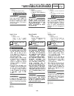 Предварительный просмотр 409 страницы Yamaha YZ 2002 Series Owner'S Service Manual