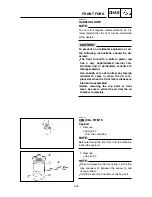 Предварительный просмотр 416 страницы Yamaha YZ 2002 Series Owner'S Service Manual