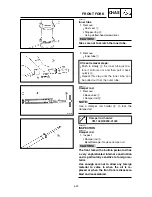 Предварительный просмотр 418 страницы Yamaha YZ 2002 Series Owner'S Service Manual