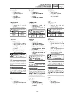 Предварительный просмотр 421 страницы Yamaha YZ 2002 Series Owner'S Service Manual