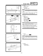 Предварительный просмотр 424 страницы Yamaha YZ 2002 Series Owner'S Service Manual