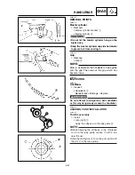 Предварительный просмотр 442 страницы Yamaha YZ 2002 Series Owner'S Service Manual