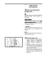 Предварительный просмотр 7 страницы Yamaha YZ 2003 Series Owner'S Service Manual