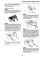 Preview for 21 page of Yamaha YZ 2015 Series Owner'S Service Manual