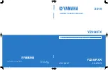 Yamaha YZ 2019 Series Owner'S Service Manual preview