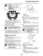 Preview for 230 page of Yamaha YZ 2019 Series Owner'S Service Manual