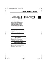 Preview for 11 page of Yamaha yz 85 2016 Owner'S Manual