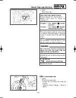 Предварительный просмотр 184 страницы Yamaha YZ125(P) Owner'S Service Manual