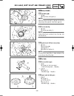 Предварительный просмотр 292 страницы Yamaha YZ125(P) Owner'S Service Manual