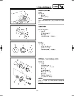 Предварительный просмотр 306 страницы Yamaha YZ125(P) Owner'S Service Manual