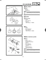 Preview for 306 page of Yamaha YZ125(S)/LC Owner'S Service Manual