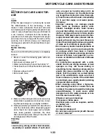 Предварительный просмотр 35 страницы Yamaha YZ125X 2021 Owner'S Service Manual