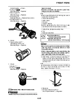 Предварительный просмотр 134 страницы Yamaha YZ125X 2021 Owner'S Service Manual