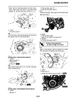 Предварительный просмотр 181 страницы Yamaha YZ125X 2021 Owner'S Service Manual