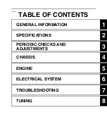 Preview for 7 page of Yamaha YZ250 2021 Owner'S Manual