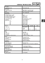 Preview for 69 page of Yamaha YZ250(V) Owner'S Service Manual