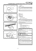 Preview for 258 page of Yamaha YZ250(V) Owner'S Service Manual