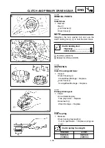 Preview for 288 page of Yamaha YZ250(W)/W1 Owner'S Service Manual