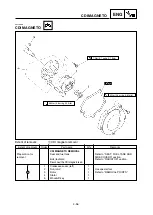 Preview for 330 page of Yamaha YZ250(W)/W1 Owner'S Service Manual