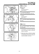 Preview for 342 page of Yamaha YZ250(W)/W1 Owner'S Service Manual