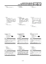 Preview for 505 page of Yamaha YZ250(W)/W1 Owner'S Service Manual