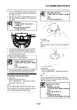 Preview for 225 page of Yamaha YZ250F 2014 Owner'S Service Manual