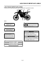 Preview for 15 page of Yamaha YZ250F 2016 Owner'S Service Manual