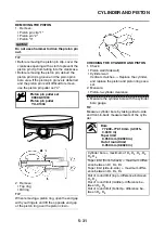 Preview for 224 page of Yamaha YZ250F 2016 Owner'S Service Manual