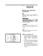 Preview for 12 page of Yamaha YZ250F(N)/LC Owner'S Service Manual