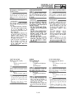 Preview for 511 page of Yamaha YZ250F(N)/LC Owner'S Service Manual