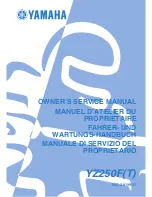 Preview for 1 page of Yamaha YZ250F(T) Owner'S Service Manual