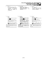 Preview for 417 page of Yamaha YZ250F(T) Owner'S Service Manual