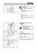 Preview for 216 page of Yamaha YZ250F(V) Owner'S Service Manual