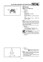 Preview for 252 page of Yamaha YZ250F(V) Owner'S Service Manual