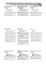 Preview for 259 page of Yamaha YZ250F(V) Owner'S Service Manual