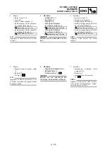 Preview for 399 page of Yamaha YZ250F(V) Owner'S Service Manual